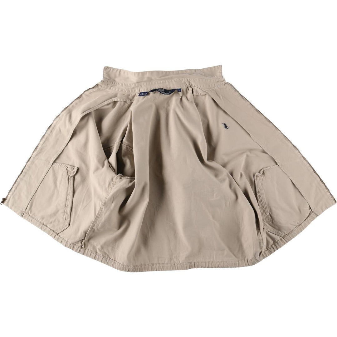 Ralph Lauren POLO by Ralph Lauren Swing Top Sports Jacket Men's L size cotton Beige type Vintage Second Hand