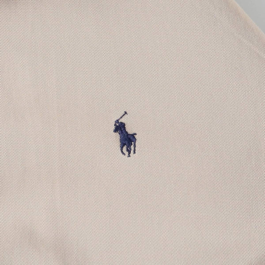 Ralph Lauren POLO by Ralph Lauren Swing Top Sports Jacket Men's L size cotton Beige type Vintage Second Hand