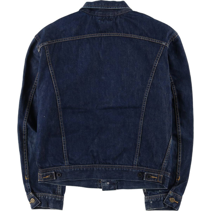 80'S Lee denim jacket, denim jacket, men's size L, vintage cotton blue type Vintage Second Hand