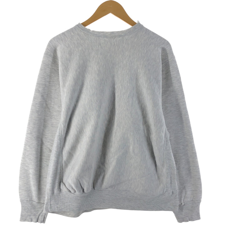 Vintage 90'S BUM print sweatshirt, men's size L unclear gray type Vintage Second Hand