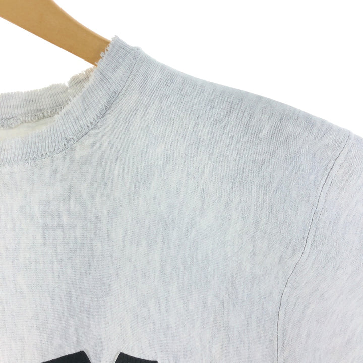 Vintage 90'S BUM print sweatshirt, men's size L unclear gray type Vintage Second Hand