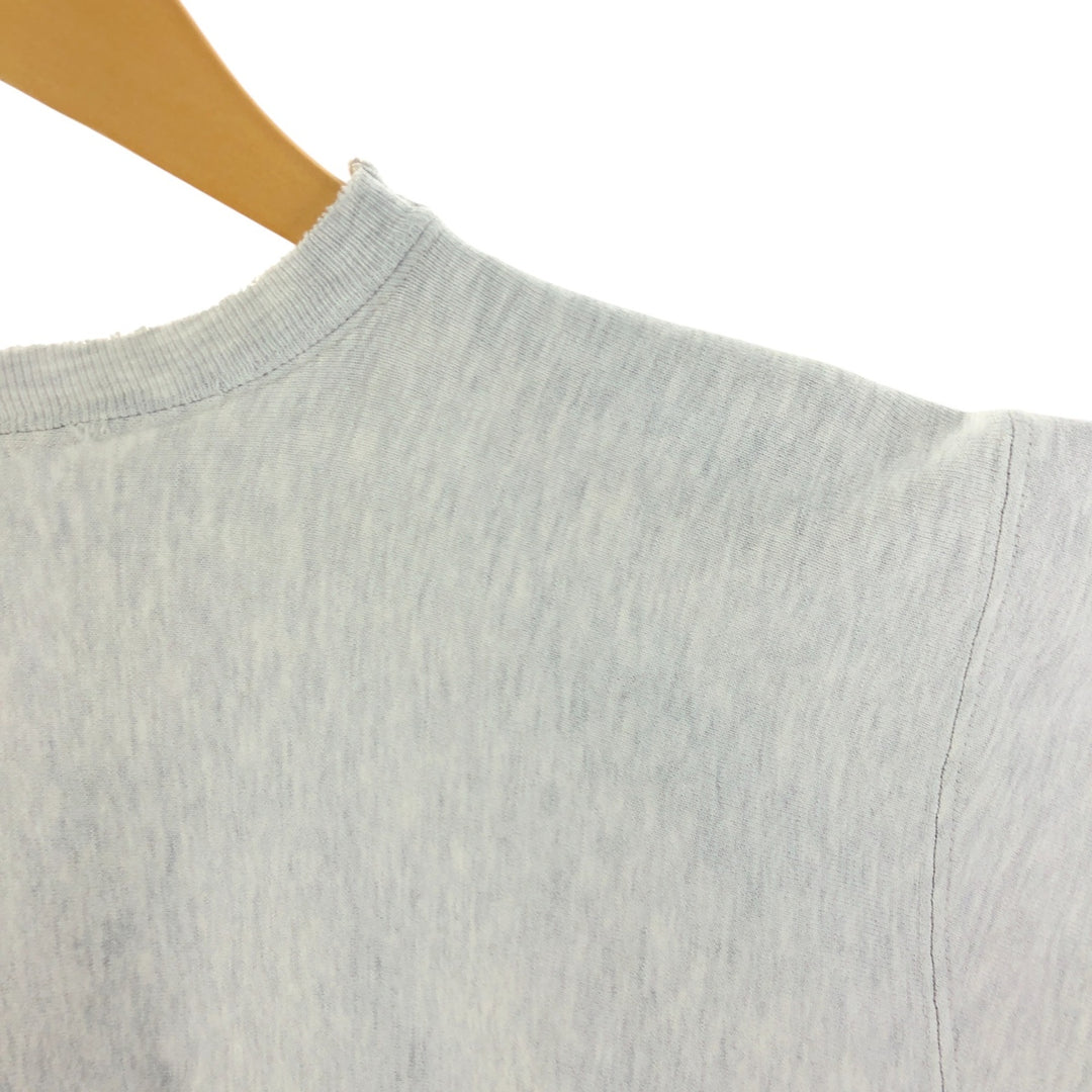 Vintage 90'S BUM print sweatshirt, men's size L unclear gray type Vintage Second Hand