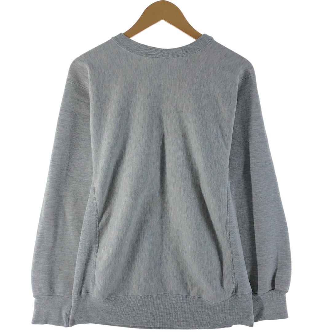 90'S Sophie SOFFE Reverse Weave Printed Sweatshirt Trainer Made in USA Men's Size L Vintage cotton gray type Vintage Second Hand