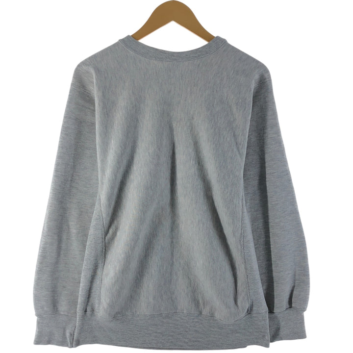 90'S Sophie SOFFE Reverse Weave Printed Sweatshirt Trainer Made in USA Men's Size L Vintage cotton gray type Vintage Second Hand