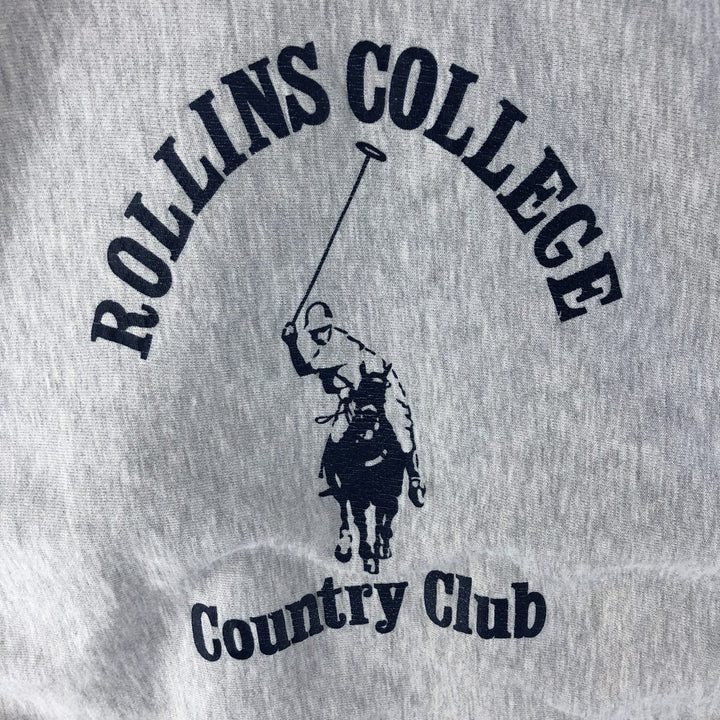 90'S Sophie SOFFE Reverse Weave Printed Sweatshirt Trainer Made in USA Men's Size L Vintage cotton gray type Vintage Second Hand