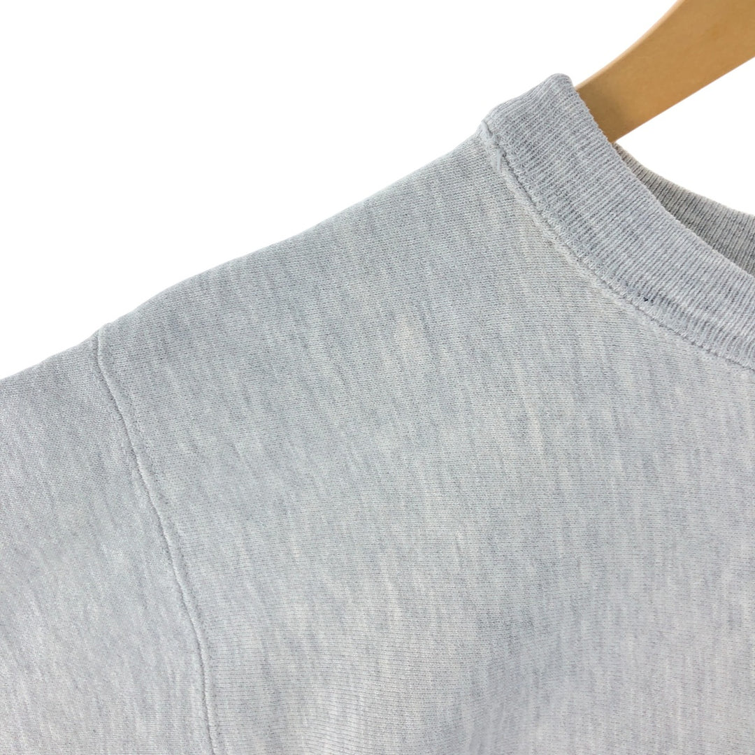 90'S Sophie SOFFE Reverse Weave Printed Sweatshirt Trainer Made in USA Men's Size L Vintage cotton gray type Vintage Second Hand