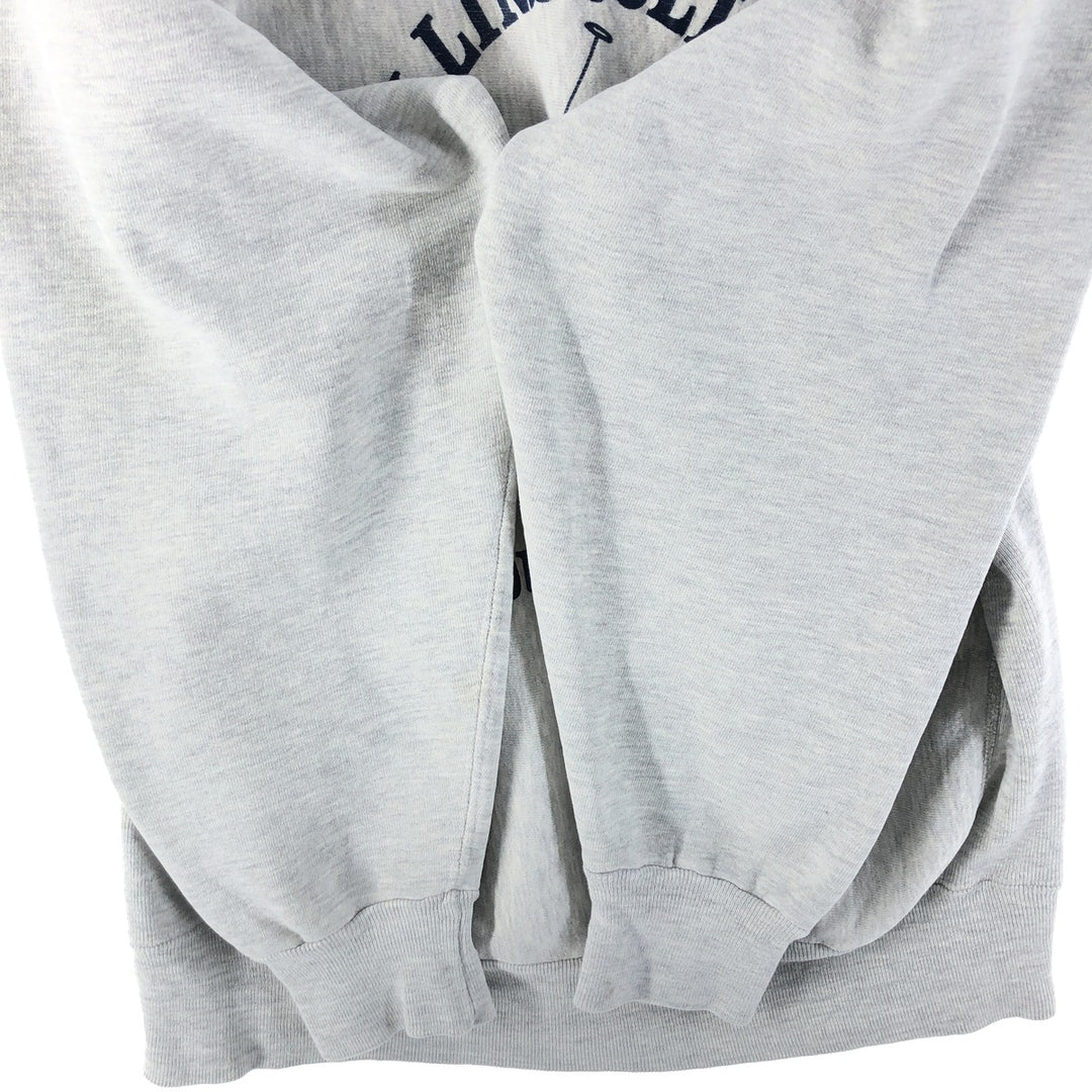 90'S Sophie SOFFE Reverse Weave Printed Sweatshirt Trainer Made in USA Men's Size L Vintage cotton gray type Vintage Second Hand