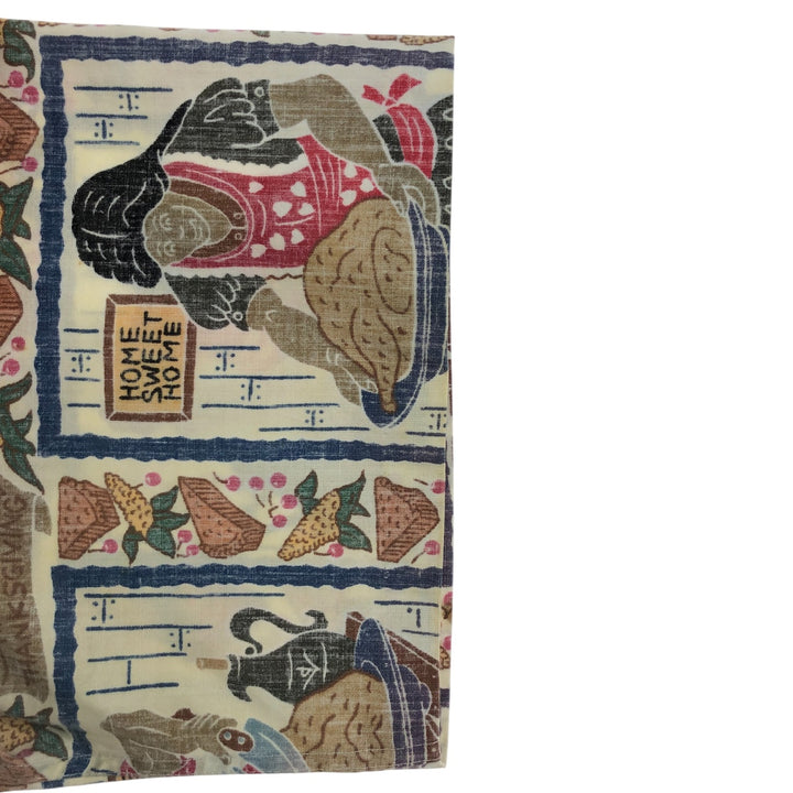 90'S Reyn Spooner Dietrich Variez Collection All-over Print Button-Down Hawaiian Aloha Shirt, Men's L Size cotton multicolor Vintage Second Hand