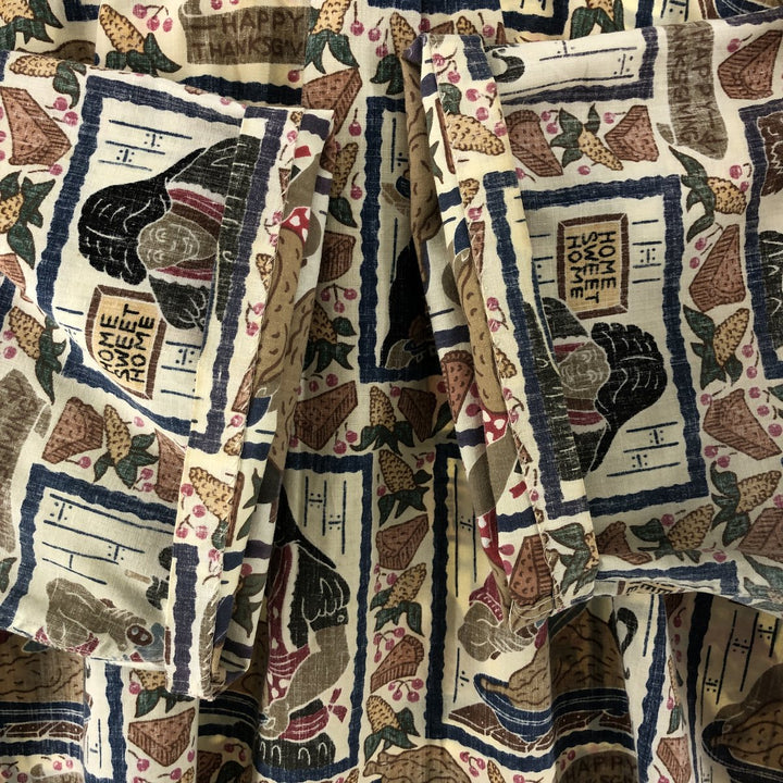 90'S Reyn Spooner Dietrich Variez Collection All-over Print Button-Down Hawaiian Aloha Shirt, Men's L Size cotton multicolor Vintage Second Hand