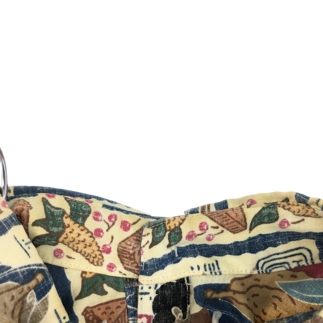 90'S Reyn Spooner Dietrich Variez Collection All-over Print Button-Down Hawaiian Aloha Shirt, Men's L Size cotton multicolor Vintage Second Hand