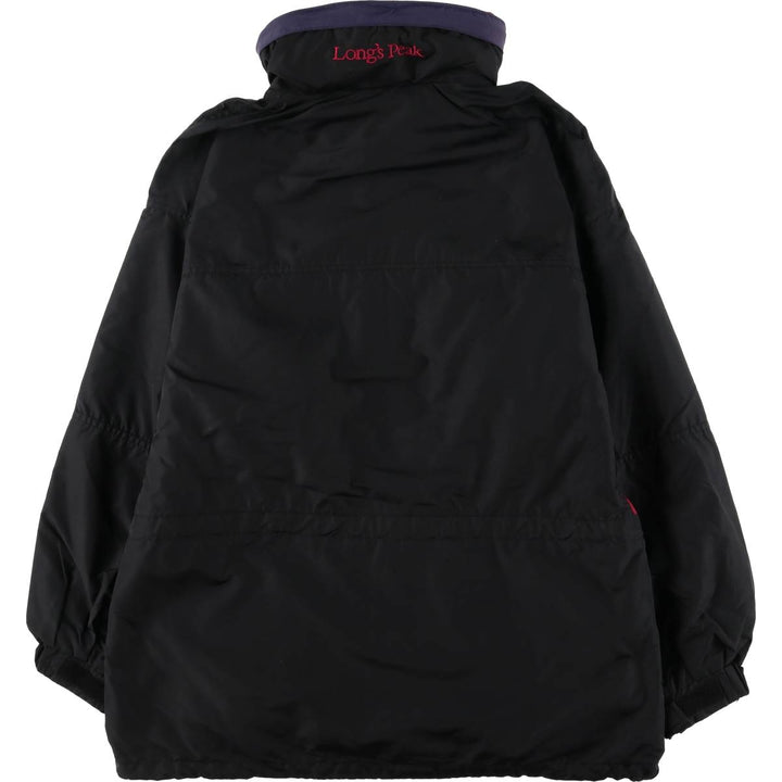 90'S Columbia Long's Peak White Tag Mountain Jacket Shell Jacket Women's L Size Vintage Nylon black type Vintage Second Hand