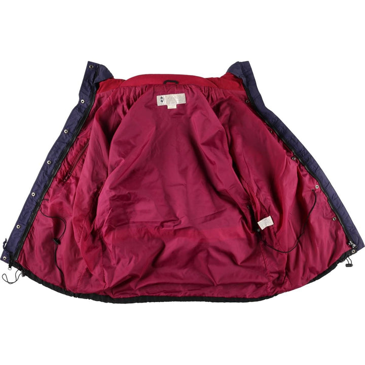 90'S Columbia Long's Peak White Tag Mountain Jacket Shell Jacket Women's L Size Vintage Nylon black type Vintage Second Hand