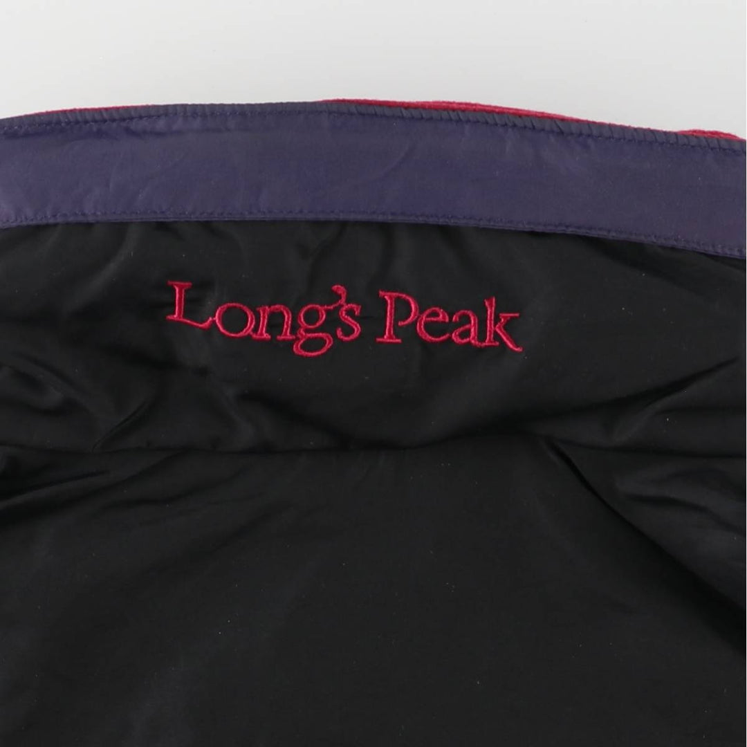 90'S Columbia Long's Peak White Tag Mountain Jacket Shell Jacket Women's L Size Vintage Nylon black type Vintage Second Hand