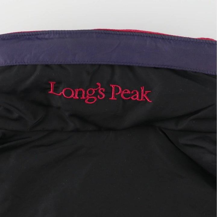 90'S Columbia Long's Peak White Tag Mountain Jacket Shell Jacket Women's L Size Vintage Nylon black type Vintage Second Hand