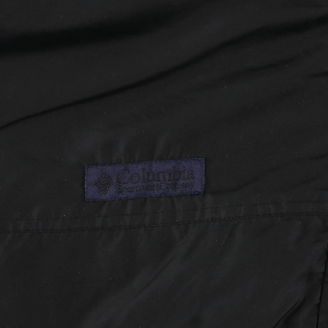 90'S Columbia Long's Peak White Tag Mountain Jacket Shell Jacket Women's L Size Vintage Nylon black type Vintage Second Hand