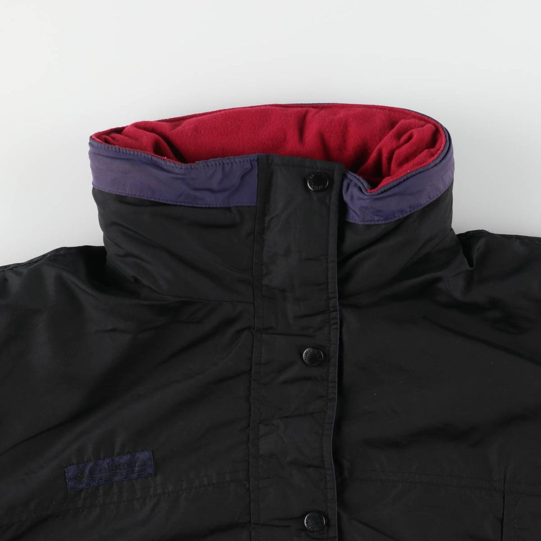 90'S Columbia Long's Peak White Tag Mountain Jacket Shell Jacket Women's L Size Vintage Nylon black type Vintage Second Hand