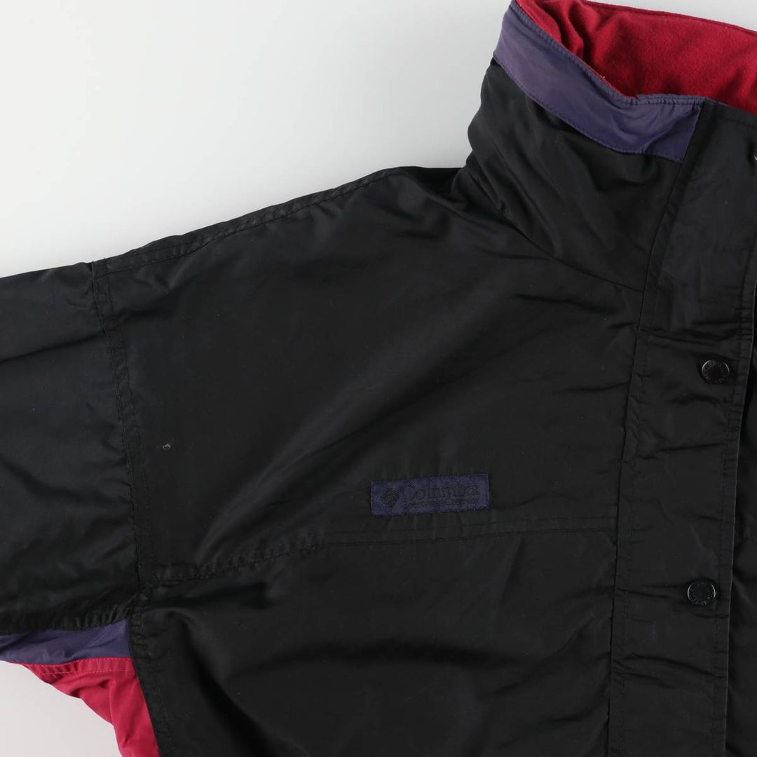 90'S Columbia Long's Peak White Tag Mountain Jacket Shell Jacket Women's L Size Vintage Nylon black type Vintage Second Hand