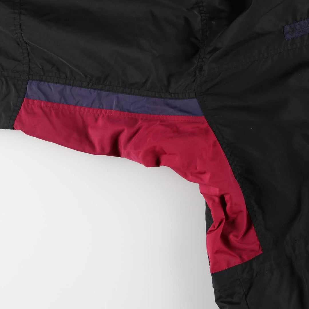 90'S Columbia Long's Peak White Tag Mountain Jacket Shell Jacket Women's L Size Vintage Nylon black type Vintage Second Hand