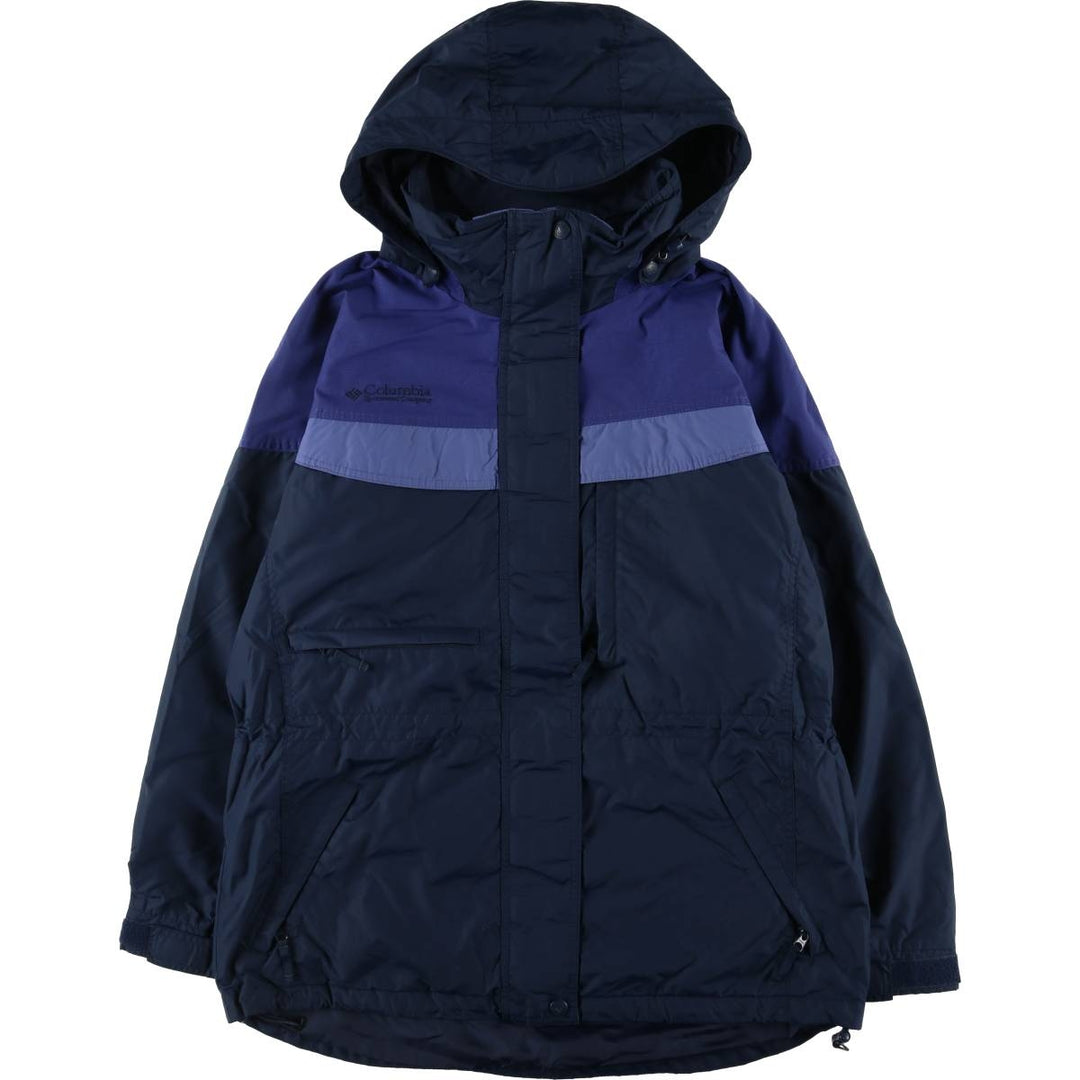00'S Columbia Mountain Parka Shell Jacket Women's Size L Nylon navy blue type Vintage Second Hand