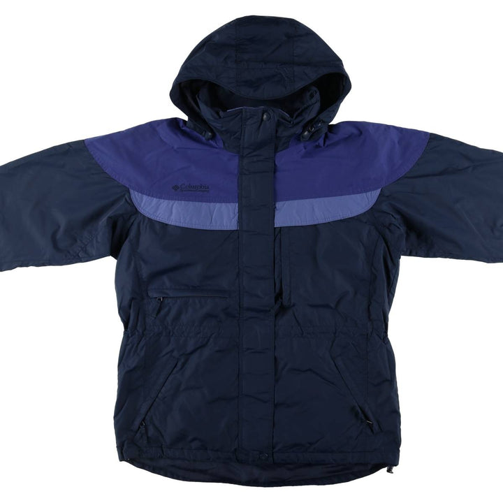 00'S Columbia Mountain Parka Shell Jacket Women's Size L Nylon navy blue type Vintage Second Hand