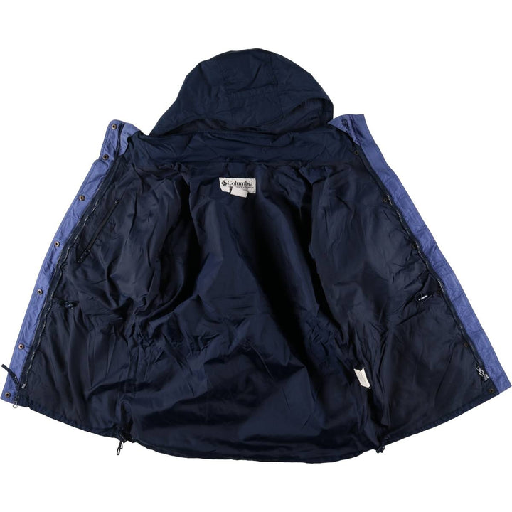 00'S Columbia Mountain Parka Shell Jacket Women's Size L Nylon navy blue type Vintage Second Hand