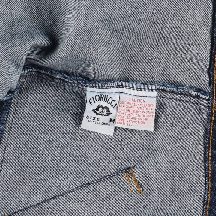 FIORUCCI denim jacket, denim jacket, women's size M cotton blue type Vintage Second Hand