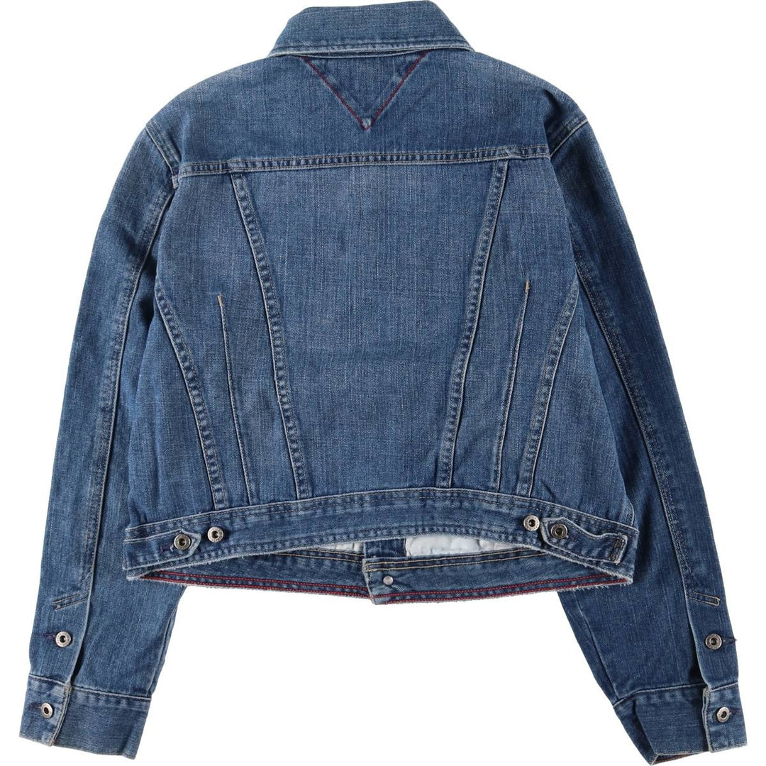 Tommy Hilfiger denim jacket, denim jacket, women's XL size cotton blue type Vintage Second Hand