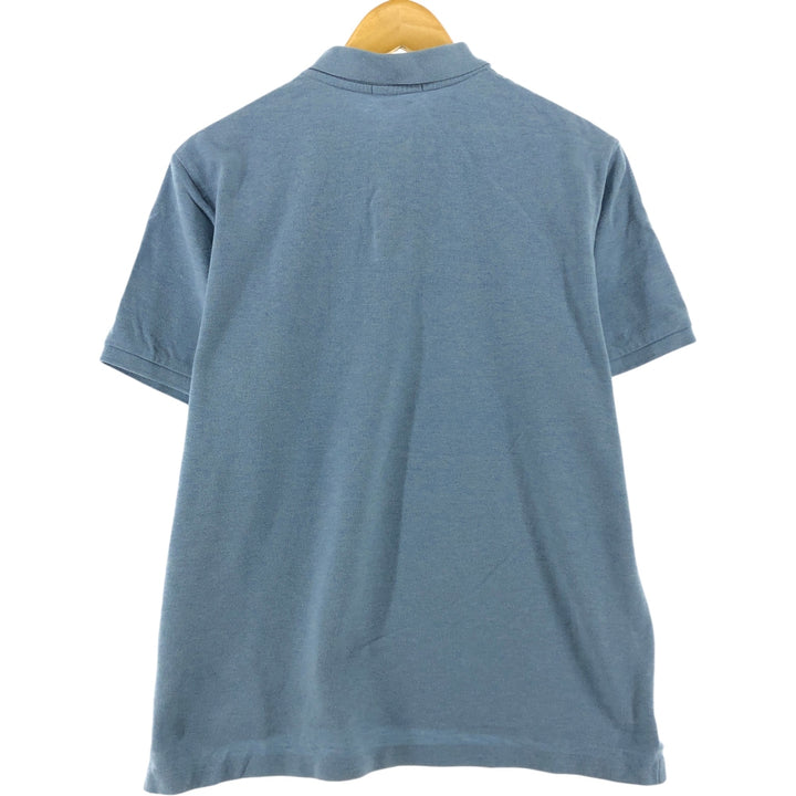 Ralph Lauren POLO RALPH LAUREN CLASSIC FIT short sleeve polo shirt for men size L cotton Blue type light blue Vintage Second Hand