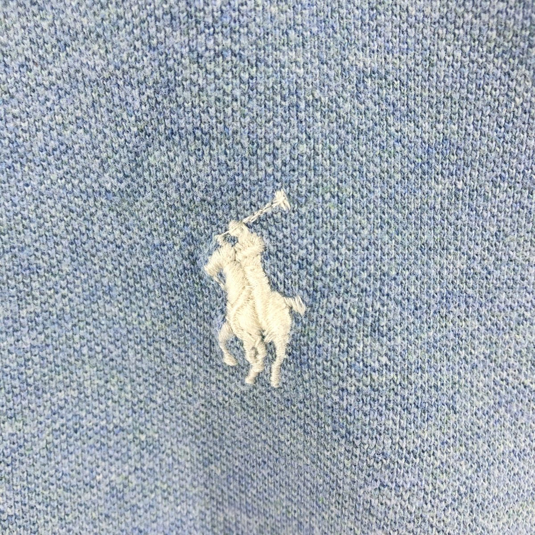 Ralph Lauren POLO RALPH LAUREN CLASSIC FIT short sleeve polo shirt for men size L cotton Blue type light blue Vintage Second Hand
