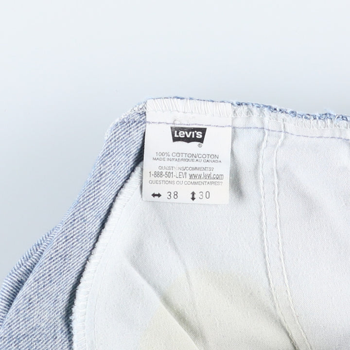 Levi's 50634-02120 Orange Tab Tapered Denim Pants Made in Canada Men's W37 Vintage cotton blue type Vintage Second Hand