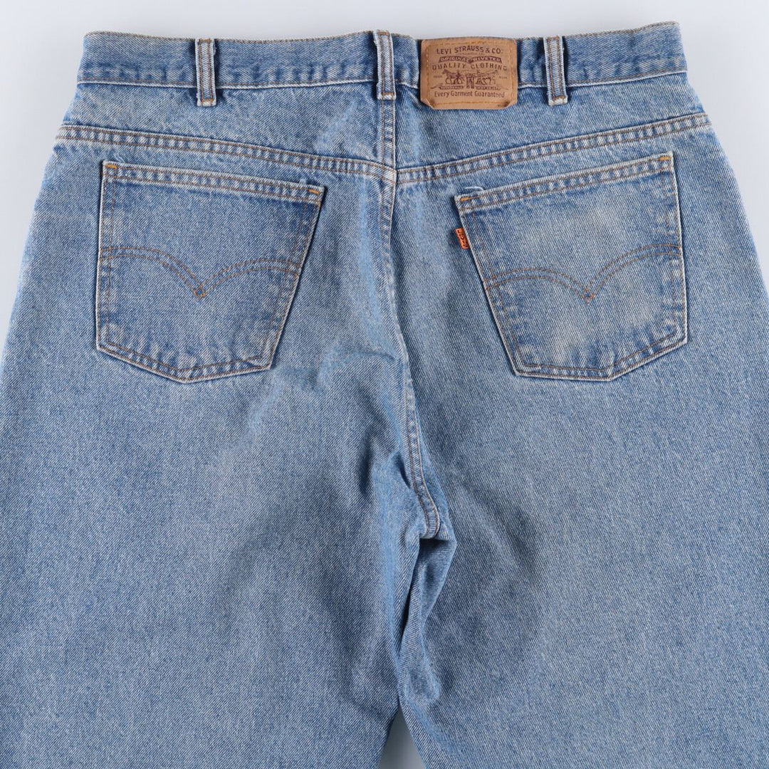 Levi's 50634-02120 Orange Tab Tapered Denim Pants Made in Canada Men's W37 Vintage cotton blue type Vintage Second Hand