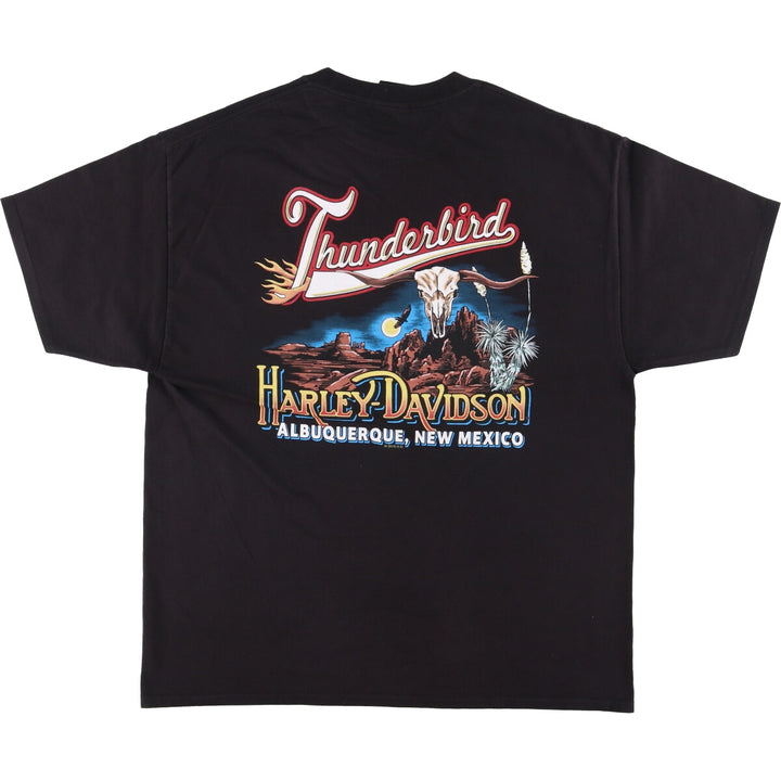 Harley-Davidson Motorcycle Bike T-shirt, Men's XL size cotton black type Vintage Second Hand
