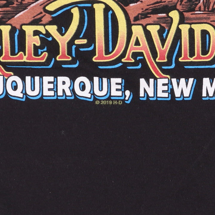 Harley-Davidson Motorcycle Bike T-shirt, Men's XL size cotton black type Vintage Second Hand