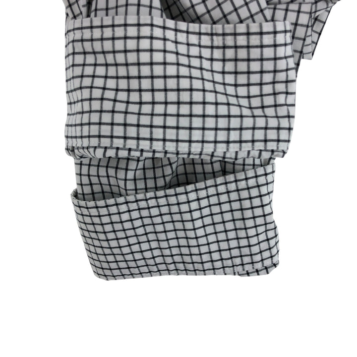 Ralph Lauren Classic Fit Long Sleeve Button Down Check Shirt Men's XXL cotton white type Vintage Second Hand