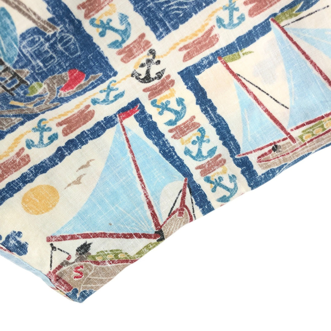 90'S Reyn Spooner all-over print button-down Hawaiian aloha shirt, box shirt, made in Hawaii, men's XXL size cotton blue type Vintage Second Hand