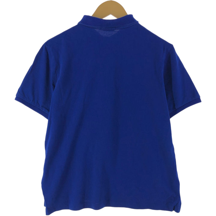 Ralph Lauren POLO RALPH LAUREN CLASSIC FIT short sleeve polo shirt, men's size M cotton Navy blue Vintage Second Hand