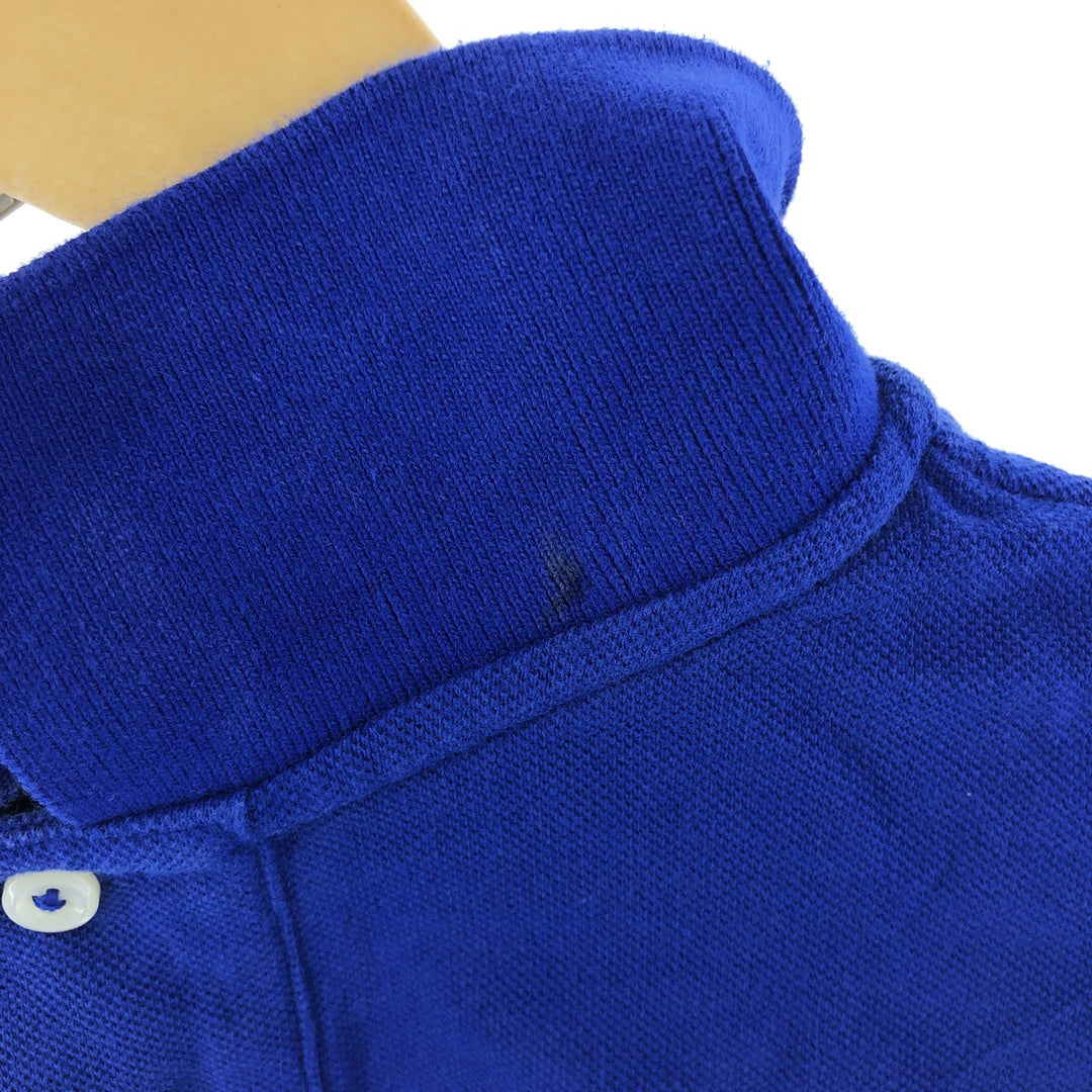 Ralph Lauren POLO RALPH LAUREN CLASSIC FIT short sleeve polo shirt, men's size M cotton Navy blue Vintage Second Hand