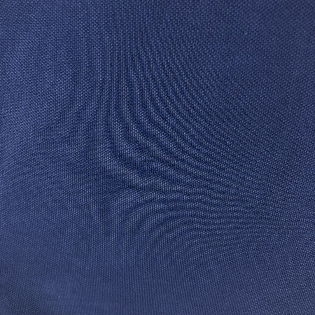 Ralph Lauren POLO RALPH LAUREN SLIM FIT short sleeve polo shirt, men's size M cotton navy blue type Vintage Second Hand