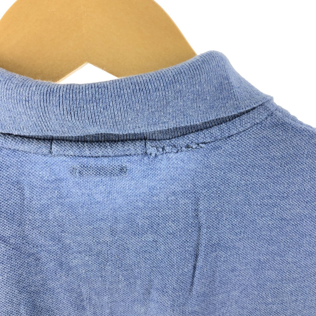 Ralph Lauren POLO RALPH LAUREN CLASSIC FIT short sleeve polo shirt, men's size M cotton Blue type light blue Vintage Second Hand