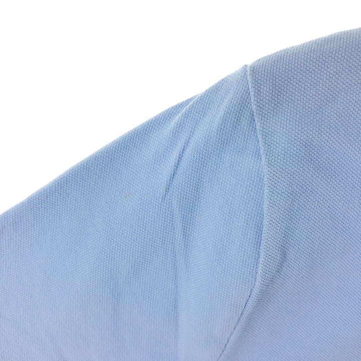 Ralph Lauren POLO RALPH LAUREN CUSTOM SLIM FIT short sleeve polo shirt, men's size L cotton Blue type light blue Vintage Second Hand