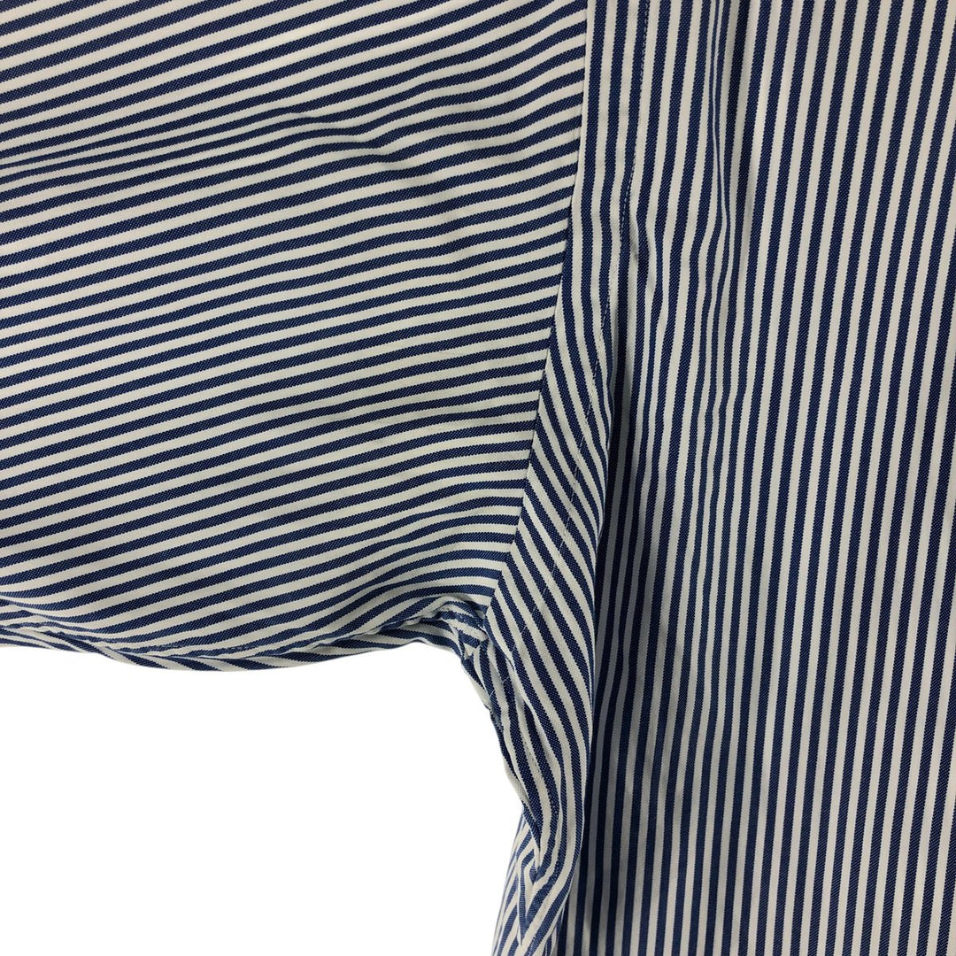 Ralph Lauren YARMOUTH Long Sleeve Button-Down Striped Shirt, Men's Size L cotton blue type Vintage Second Hand