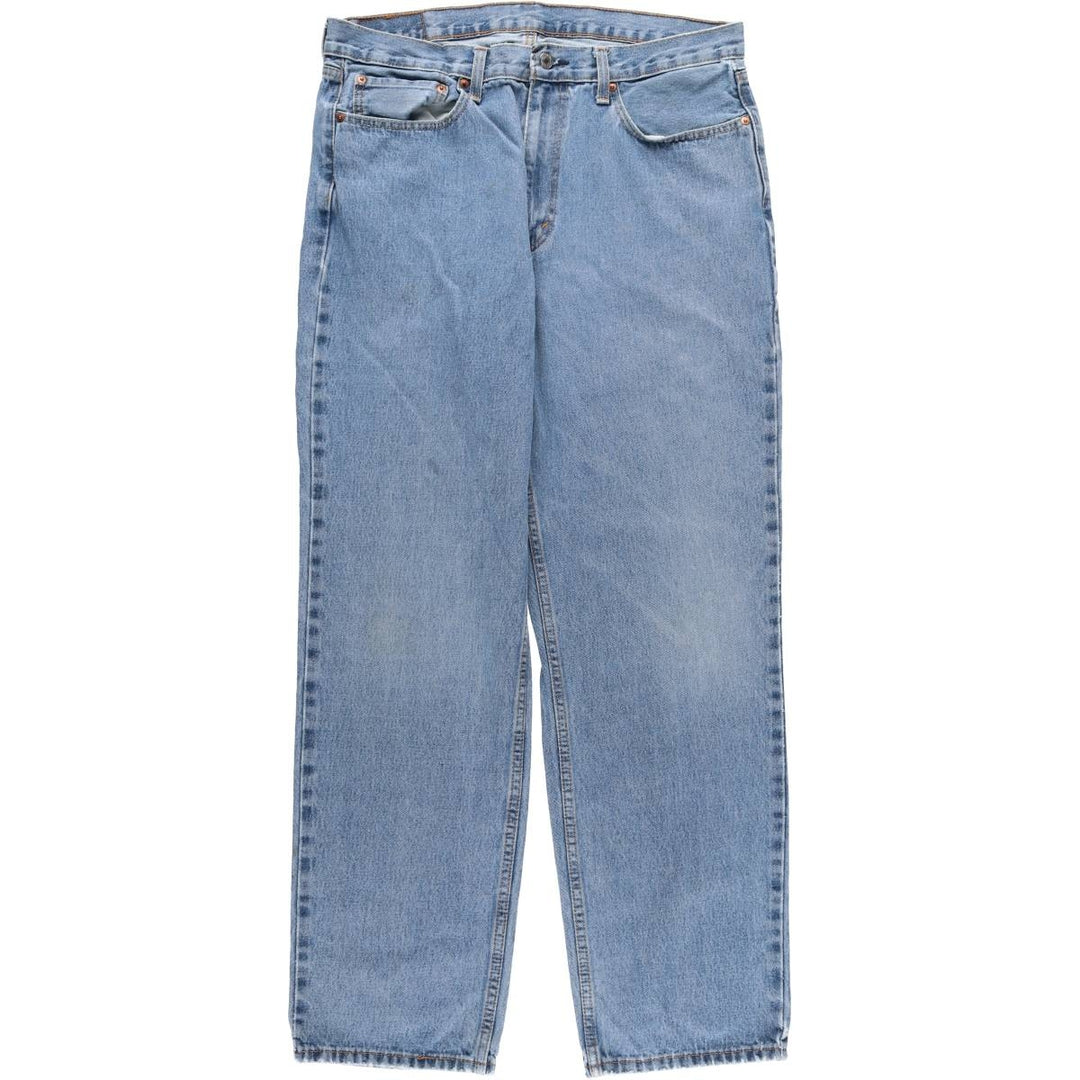 Levi's 550 tapered denim pants for men, size w37 cotton Blue type light blue Vintage Second Hand