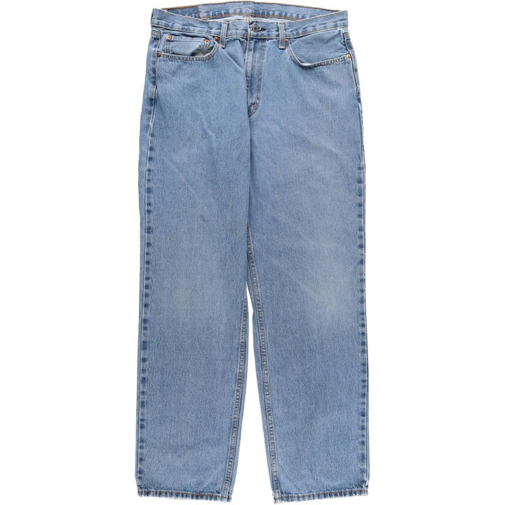 Levi's 550 tapered denim pants for men, size w37 cotton Blue type light blue Vintage Second Hand