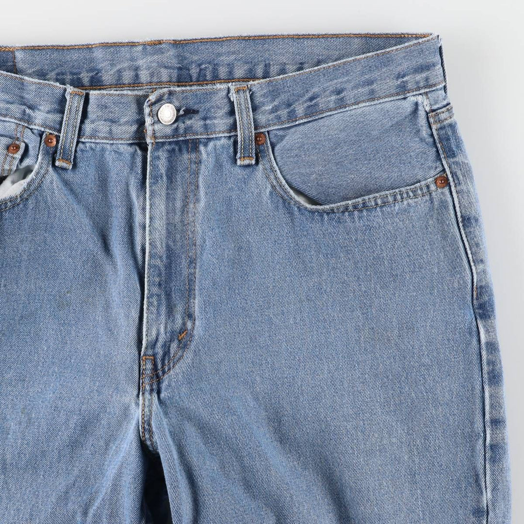 Levi's 550 tapered denim pants for men, size w37 cotton Blue type light blue Vintage Second Hand