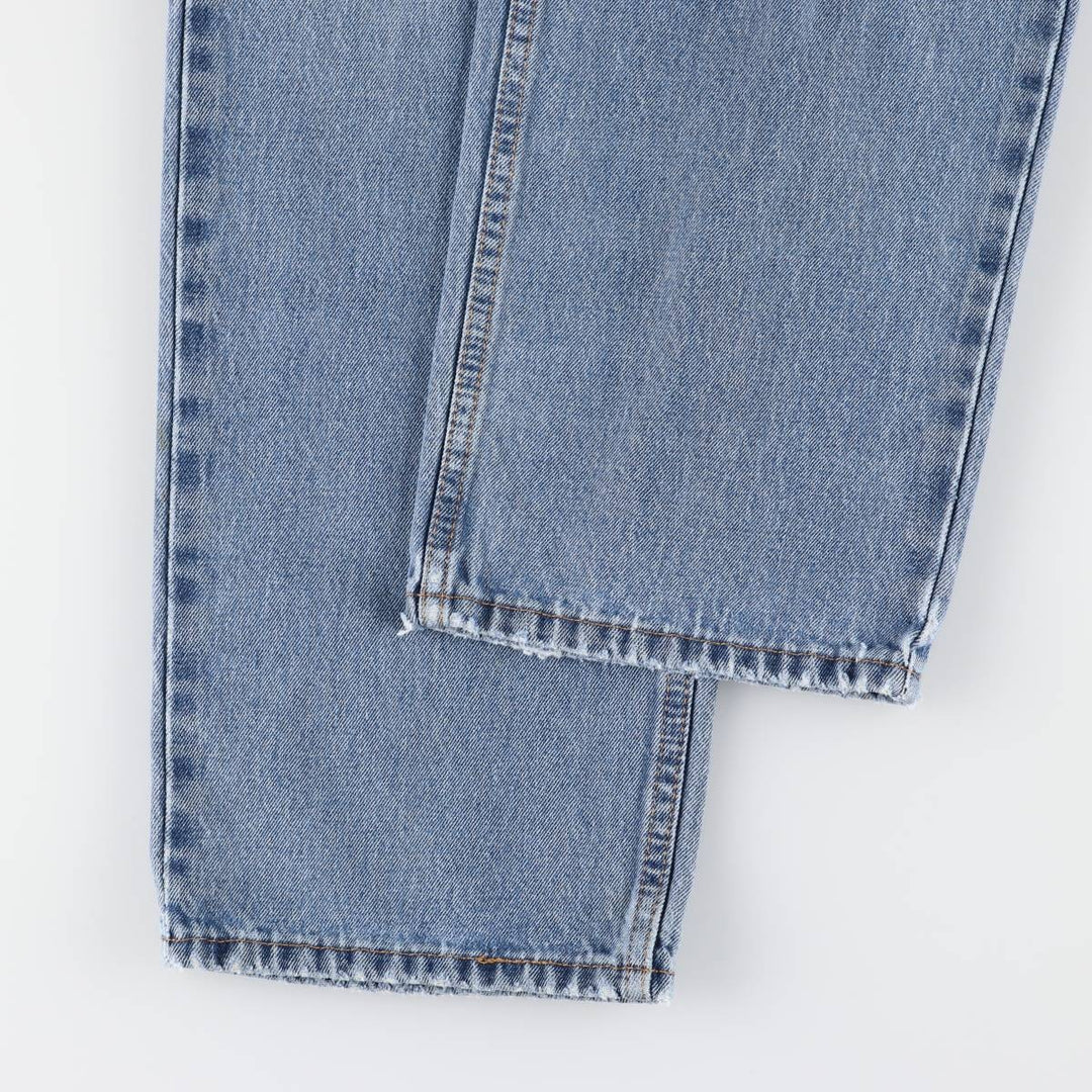 Levi's 550 tapered denim pants for men, size w37 cotton Blue type light blue Vintage Second Hand