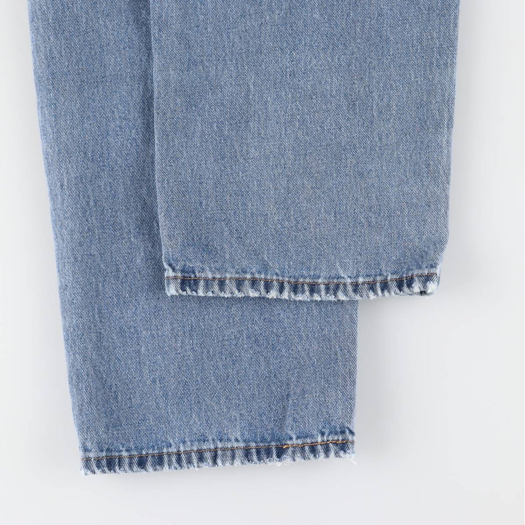 Levi's 550 tapered denim pants for men, size w37 cotton Blue type light blue Vintage Second Hand