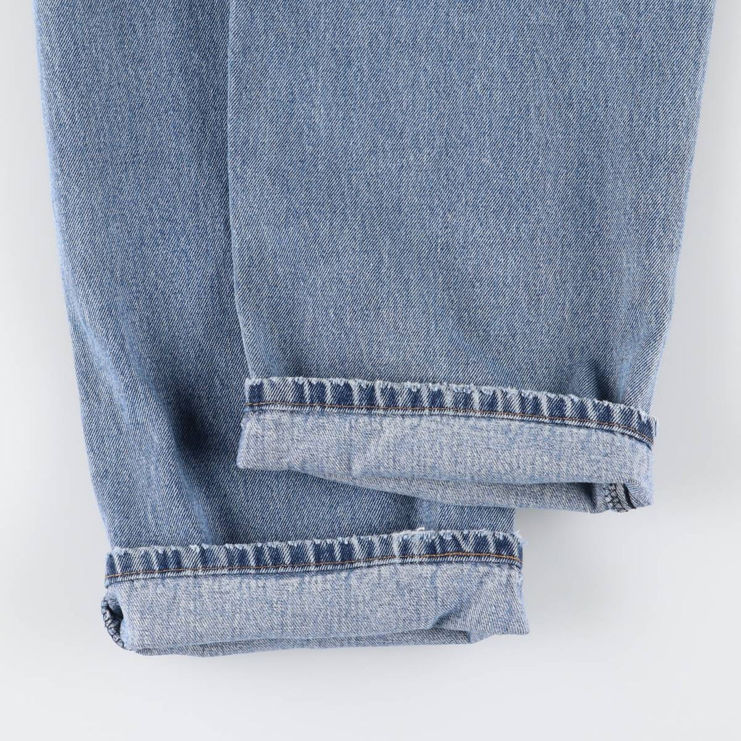 Levi's 550 tapered denim pants for men, size w37 cotton Blue type light blue Vintage Second Hand