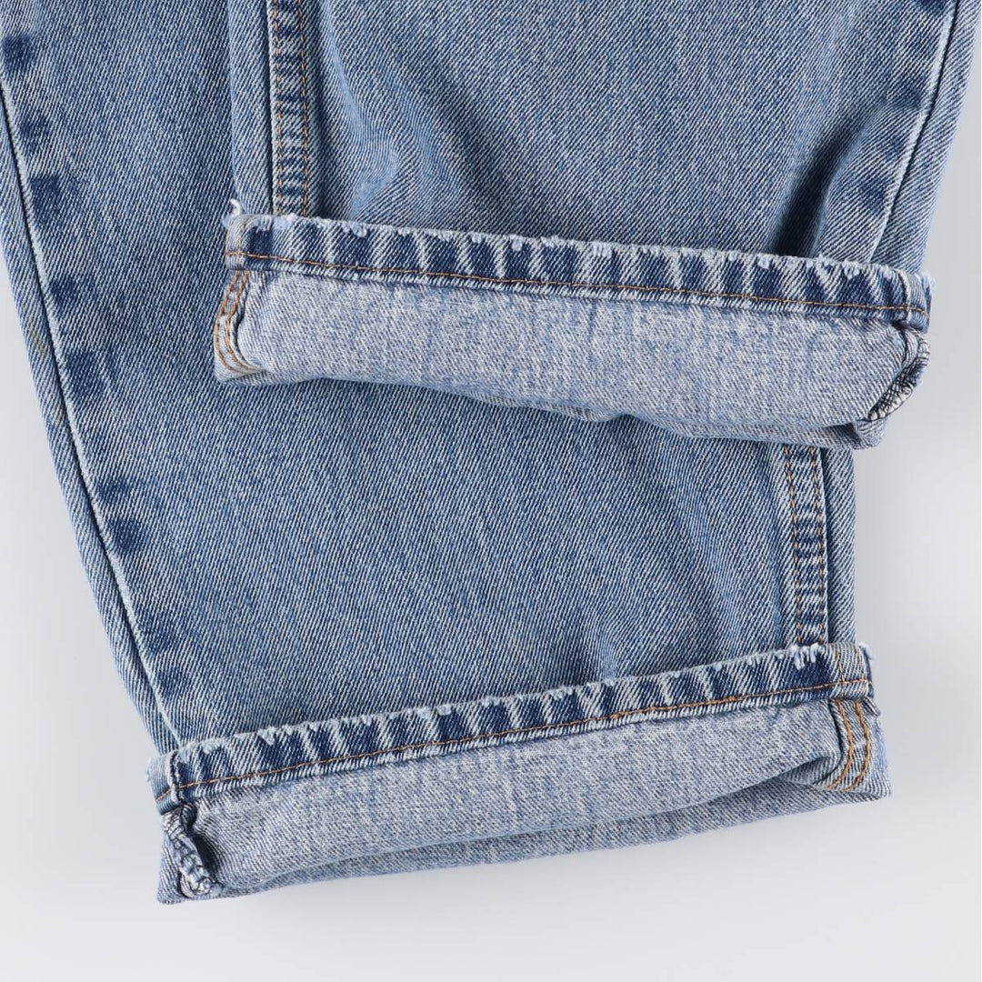 Levi's 550 tapered denim pants for men, size w37 cotton Blue type light blue Vintage Second Hand