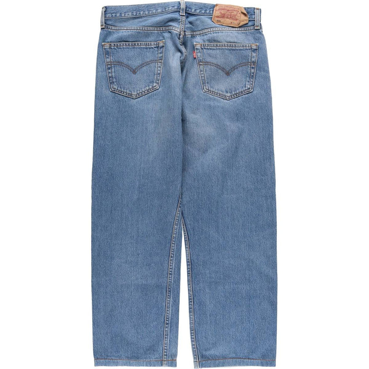 Levi's 501 Euro model straight denim pants for men, size W34 cotton blue type Vintage Second Hand