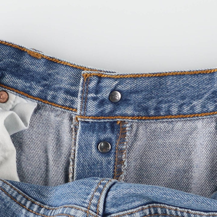 Levi's 501 Euro model straight denim pants for men, size W34 cotton blue type Vintage Second Hand